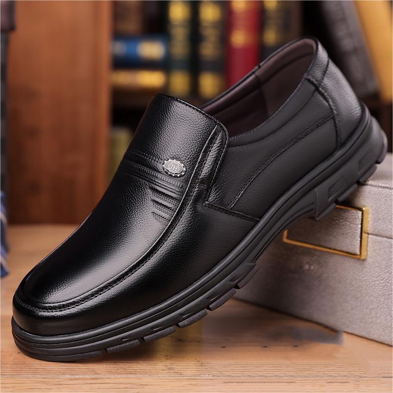 Men's Genuine Leather Fashion Casual Business Loafers