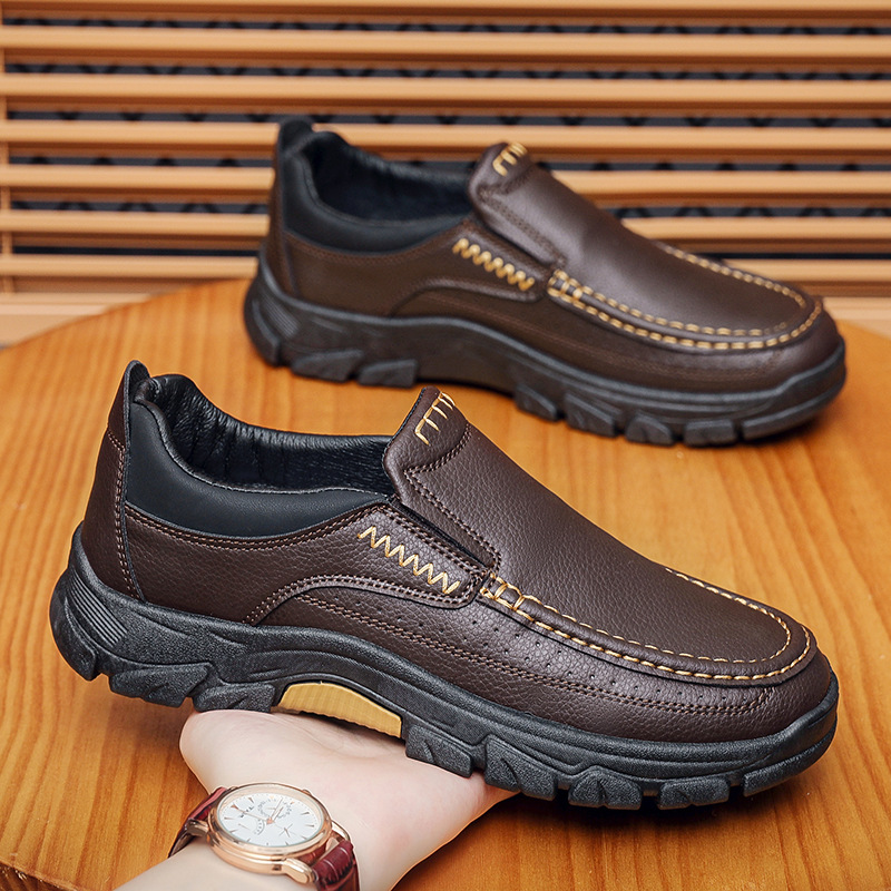 Premium Leather Men's Loafer | Handmade Slip-On Dress Shoes for Men | Genuine leather casual shoes suitable for outdoor activities