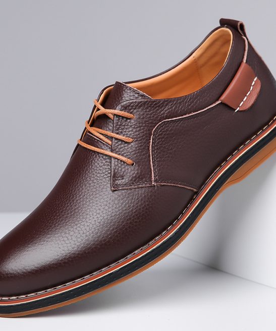 Men's genuine leather soft sole non-slip comfortable casual business shoes