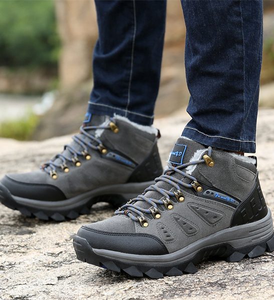 Men's Suede Waterproof Hiking Boots